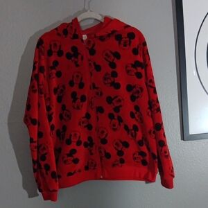 Disney Red Mickey Mouse Hoodie Size XXL (19).
